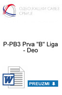 P PB3 Prva B Liga DeoOSS