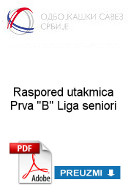 Raspored utakmica Prva B Liga senioriOSS