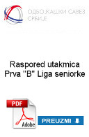 Raspored utakmica Prva B Liga seniorkeOSS